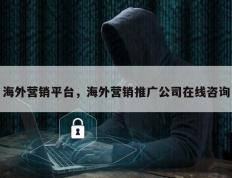 海外营销平台，海外营销推广公司在线咨询