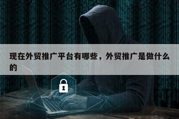 现在外贸推广平台有哪些	，外贸推广是做什么的