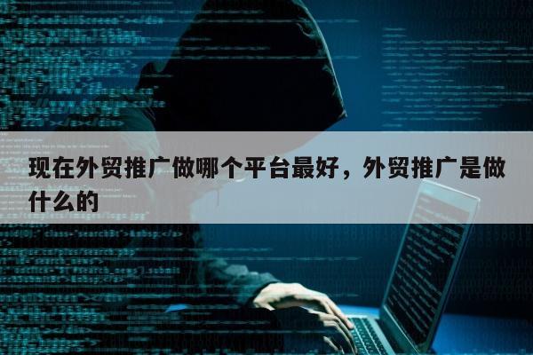 现在外贸推广做哪个平台最好	，外贸推广是做什么的