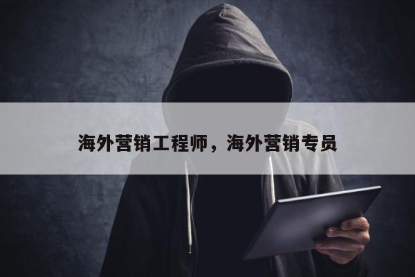 海外营销工程师，海外营销专员
