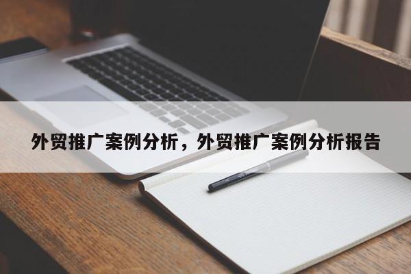 外贸推广案例分析，外贸推广案例分析报告